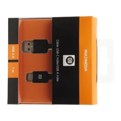 Image de D2 Diffusion D2USBCUSBM100 câble USB 2.0 1 m C A Noir Neuf