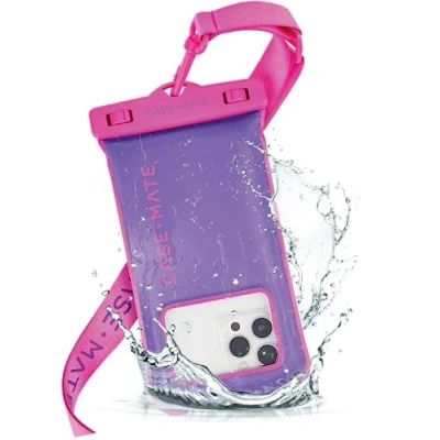 Image de CASE MATE Pochette étanche IP68 [Compatible avec écran Tactile] Étui de téléphone Flottant lanière à bandoulière pour iPhone 14 Pro Max/13 Max/12 Max/11/S23 Ultra Paradis