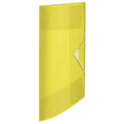 Image de Esselte Chemise 3 Rabats, Contient jusqu&#039;à 150 feuilles A4, Fermeture Élastique, Jaune, Colour&#039;Ice, 626220