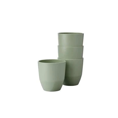 Image de Mepal Goblet 4 pièces Silueta Tasse à thé et café Lavable au lave Vaisselle résistant micro ondes 200 ml Nordic sage
