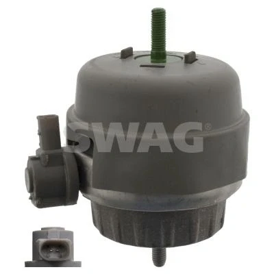 Image de SWAG 30 94 5082 Support moteur gauche hydraulique commutable électriquement avec enveloppe protectrice contre l&#039;eau projetée 124 110