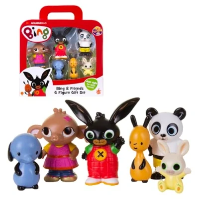 Image de Bing, Coffret 2 figurines, Bing et Flop, idéal pour les plus petits, Jouets enfants à partir de 18 mois, BNG10
