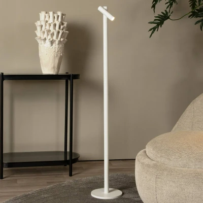 Image de Lucide Lampe sur pied LED rechargeable Antrim, blanc, à 1 lampe, IP54, intensité