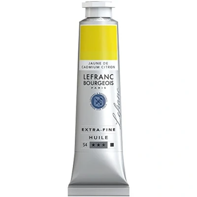 Image de Lefranc BOURGEOIS Huile 40 ml Jaune De Cadmium Citron Série 4