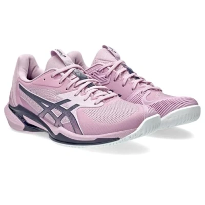 Image de ASICS Femme Solution Speed FF 3 Sneaker, Huddle CÔTE Jaune/Bleue, 38 EU