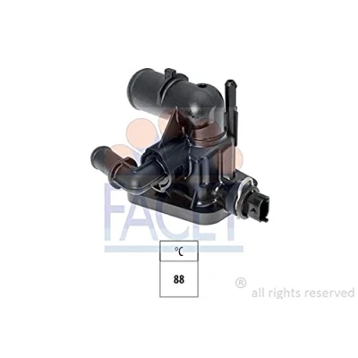 Image de FACET 7.8783 Thermostat d&#039;eau 88C Made in Italy OE Equivalent avec joint d&#039;étanchéite OPEL: Corsa D 3/5 portes, E portes