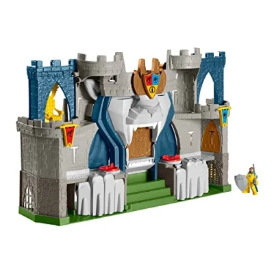Image de Imaginext coffret Château Fort Aventure du Lion avec une figurine de roi, jouet pour enfant 3 à 8 ans, HCG45