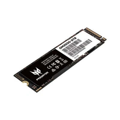 Image de Disque dur Acer SSD GM3500 M.2 2 To PCI Express 3.0 x4 (NVMe) 3500 Mo/s 3D TLC
