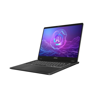 Image de MSI Prestige 14 AI+ Evo C2VMG 002FR Intel Core Ultra 7 258V Ordinateur portable 35,6 cm (14 ) 2.8K 32 Go LPDDR5x SDRAM 1 To SSD Wi Fi (802.11be) Windows 11 Pro Gris Neuf