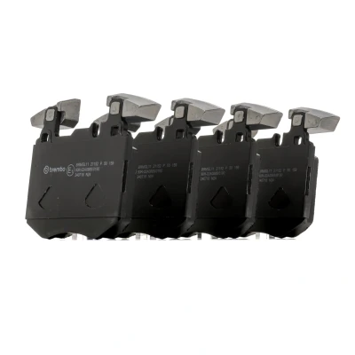 Image de BREMBO P 50 159 Jeu de plaquettes frein préparé pour indicateur d&#039;usure avec tôle anti bruit accessoires, masses d&#039;équilibrage
