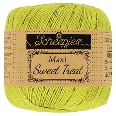 Image de Scheepjes Maxi Sweet Treat 245 Vert Jaune Fil 1x25g