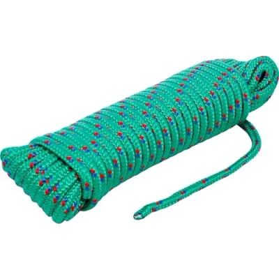 Image de BGS Diy 80806 Corde en matière plastique/utilisation universelle 6 mm x 10 m vert