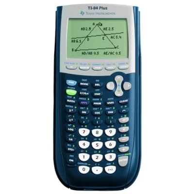 Image de ACCO TI 84 Plus Texas Instruments Calculatrice Graphique, Noir