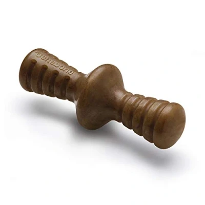 Image de Benebone Zaggler Jouet à mâcher Durable pour Chien agressif, véritable Bacon, Petit, fabriqué aux États Unis.