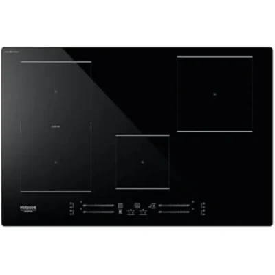 Image de Plaque de cuisson induction Hotpoint Ariston HS 1377C CPNE 4 brûleurs Noir Commandes avant