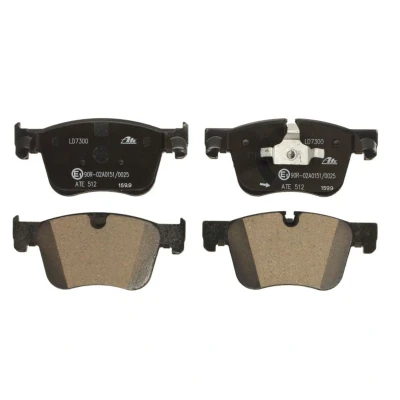 Image de ATE Ceramic 13.0470 7300.2 Jeu de plaquettes frein préparé pour indicateur d&#039;usure, contact signal d&#039;usure exclu PEUGEOT: 308 II 3/5 portes
