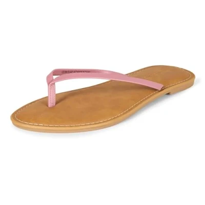 Image de Amazon Essentials Sandale Tong Femme, Rosé Grisé, 38.5 EU Large