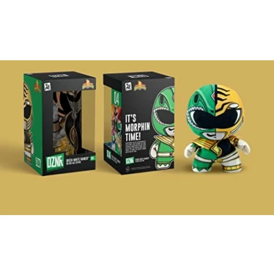 Image de Bandai Yume Toys DZNR Collection Peluche dans Une boîte Power Rangers Ranger Vert et Blanc Multicolore MM19311