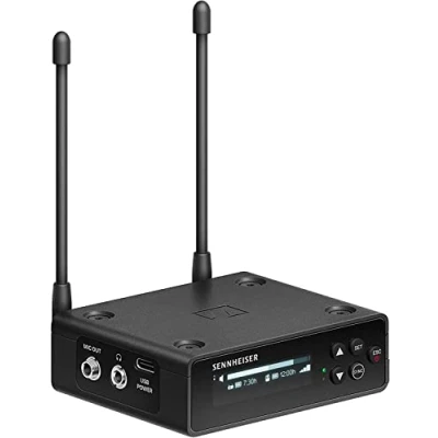Image de Sennheiser EW DP EK (S1 7) Récepteur numérique Portable UHF à Utiliser avec Les émetteurs de Poche D SK, SKM S ou emboîtables SKP Noir (700053)