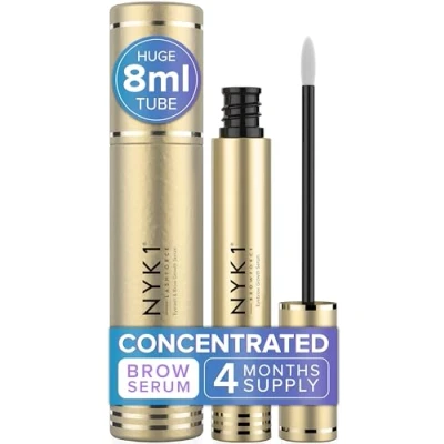 Image de INCROYABLE Serum Sourcils Pousse (Taille XL 8ml) NYK1 BrowForce Repousse Pour DES NATURELS PLUS EPAIS Nourrissant Avancé Et Cils Croissance Rapide