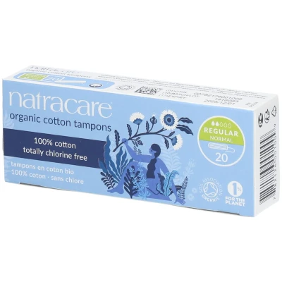Image de Natracare Tampons en coton bio regular sans applicateur
