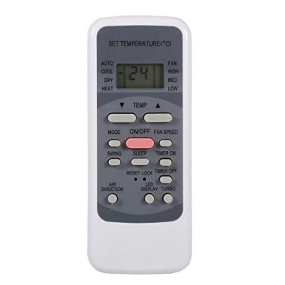 Image de Remplacement de Télécommande pour climatiseur Midea R51M / E, Mode Universelle A/C avec Horloge et minuterie Fonction on/Off VESTEL, etc.