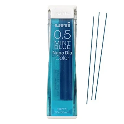 Image de Uni Lot de 20 mines pour porte NanoDia Bleu menthe 0,5 mm