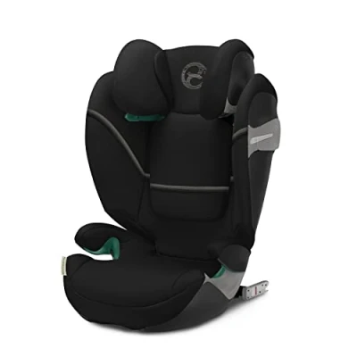 Image de CYBEX Gold Siège Auto Solution S2 i Fix, Pour les Voitures Avec et Sans ISOFIX, 100 150 cm, De 3 à 12 ans Environ (15 50 Kg), Moon Black