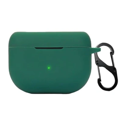 Image de GIOPUEY Étuis Compatible avec Jabra Elite 10/10 Gen 2/ 8 Active/8 Active 2, Coque Silicone, Poids léger, Antichoc, Portable Vert armée