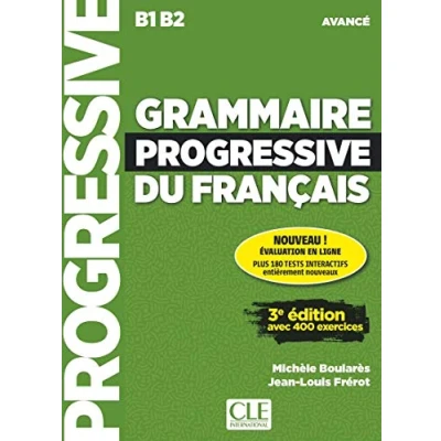 Image de Grammaire progressive du français Niveau avancé (B1/B2) Livre + CD Appli web 3ème édition d’occasion Correct