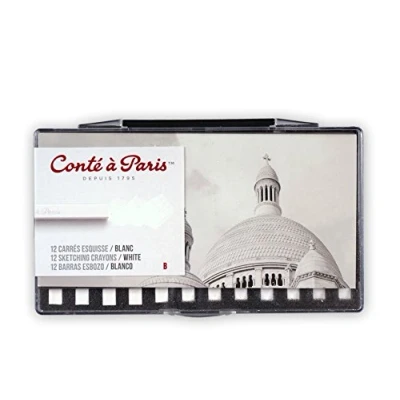 Image de CONTE A PARIS CARRES ESQUISSE SET X12 BLANC B