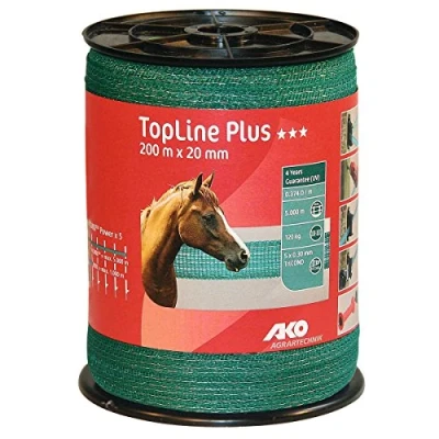 Image de Ruban de clôture TopLine Plus 40mm x 200m Vert