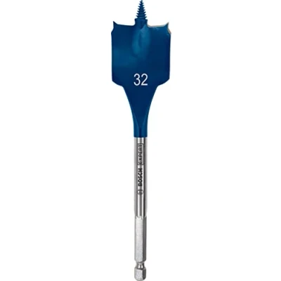 Image de Bosch Accessories 1x Foret plat Expert SelfCut Speed (pour Bois résineux, Panneau aggloméré, Ø 32,00 mm, Longeur 152 Accessoire Perceuse à percussion)