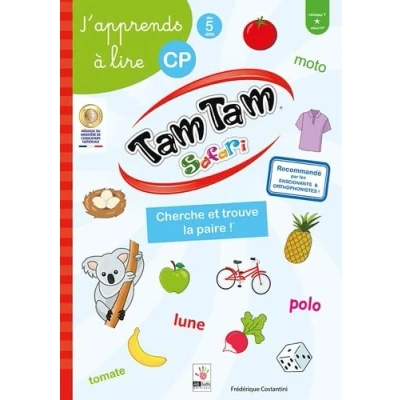 Image de Tam Safari J&#039;apprends à lire, CP niveau 1 Cherche et Trouve la paire !