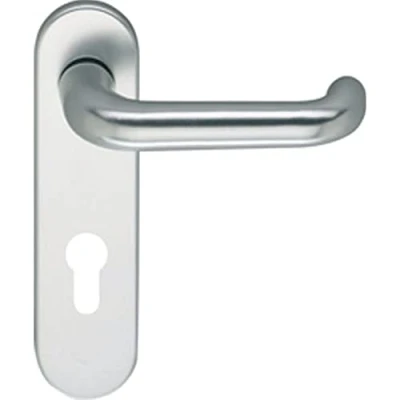 Image de ECO D 110 Poignée de porte en acier inoxydable avec plaque courte PZ 72