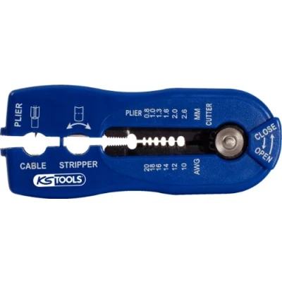 Image de KS TOOLS 115.1252 Pince à dénuder multifonction taille 2, Ø0,8 2,6 mm