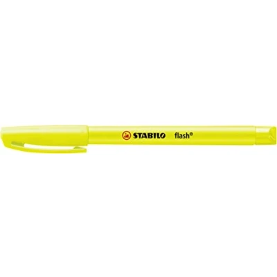Image de STABILO Lot de 10 Surligneurs poche Flash Pte Biseautée 1 3,5 mm Jaune