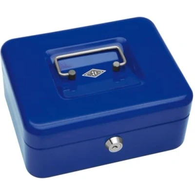Image de Wedo 145203X Caissette à monnaie 5 compartiments 20 x 16 9 cm Bleu