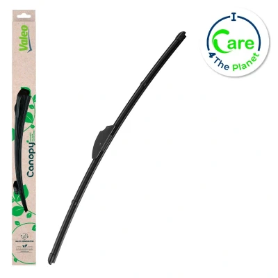 Image de Balai d&#039;essuie glace Valeo Canopy 583913 650mm plat, caoutchouc d&#039;essuyage composé de &gt;80 % matériaux durabl.