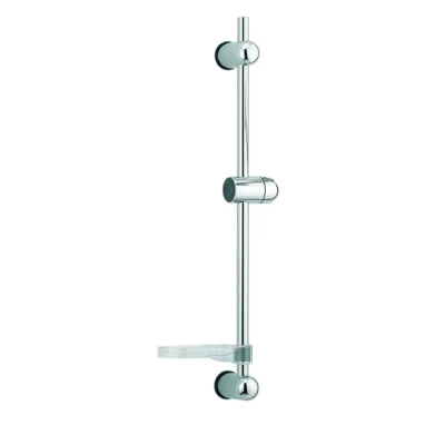Image de Valentin Barre de douche diamètre 18 mm à entraxe variable, porte savon inclus, inox et ABS VALBA98340000000