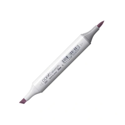 Image de COPIC Sketch V91, Pale Grape, Twin Marker avec Une Pointe de Largeur Moyenne et « Brush ».
