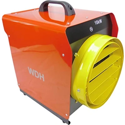 Image de Aktobis Soufflerie de chauffage à courant fort WDH BGP10S (400 V / 16 A) avec raccord tuyau (Ø 30 cm) et une puissance 10.000 W (10 kW)!