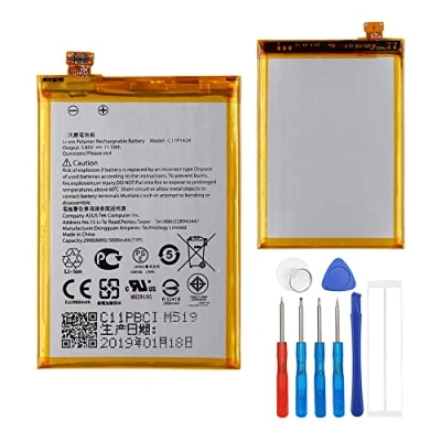 Image de Batterie de rechange C11P1424 compatible avec Asus Zenfone 2 5,5&quot; ZE550ML ZE551ML ZE500CL Deluxe outils