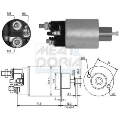 Image de MEAT &amp; DORIA 231803 Comodo FIAT: Doblo II Van / Break