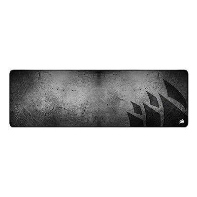 Image de Corsair MM300 PRO Tapis de Souris Gaming, Tissu Résistant aux Éclaboussures Premium (Surface 36 cm sur 30 cm, Textile Micro Maille, Caoutchouc Épaisse 3 mm, Base Antidérapante) Moyen, Noir/Gris