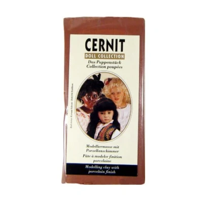 Image de CERNIT CE0950500807C Un Pain de Pâte Polymère Translucide DOLL à Modeler Cuire Couleur caramel Bloc 500 g