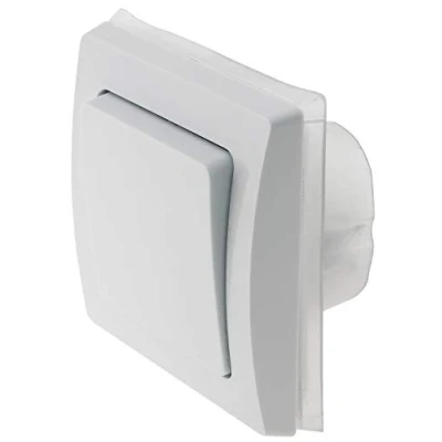 Image de Delphi Interrupteur encastré IP44 pour extérieur et pièces humides à bascule, 230 V Blanc