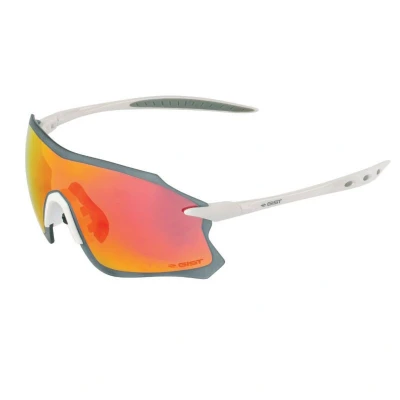 Image de Lunettes vélo monture verres solaires miroir rouge protection 100% uv uva uvb ultra legere Gist Pack
