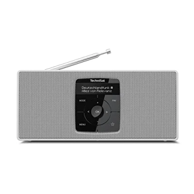 Image de TechniSat DIGITRADIO 2 S Radio de poche DAB+, FM Bluetooth, fonction réveil, rechargeable blanc