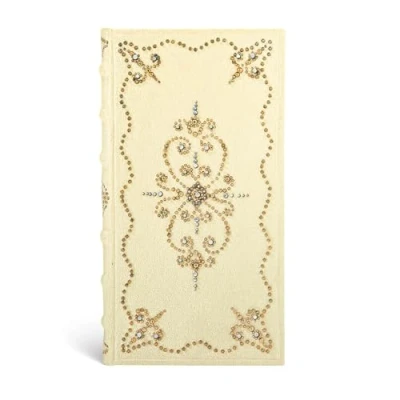 Image de Paperblanks Buttercream Shimmering Delights Slim Lined Elastic Band Closure 85 Gsm